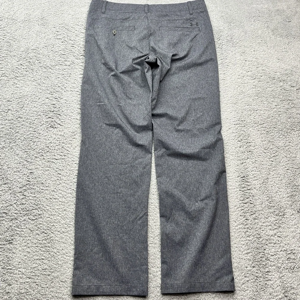 Under Armour Loose Fit Golf Pants Mens‎ 36x32 Match Play Heather Gray Activewear